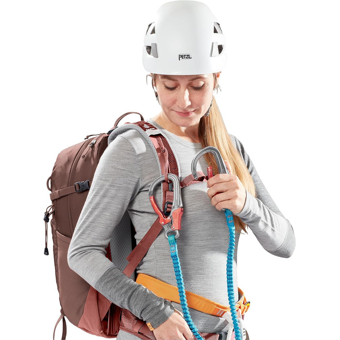 Жіночий туристичний рюкзак Deuter Trail 23 SL 2024 для хайкінгу та скелелазіння, колір Raisin-caspia