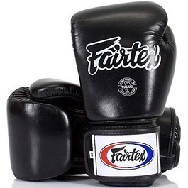 Боксерські рукавички Fairtex BGV-1 чорні 16 унцій для ММА Муай Тай