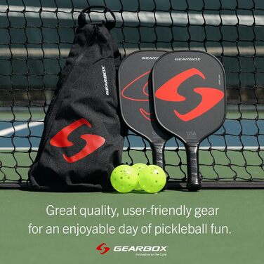 Комплект Gearbox Ultimate Pickleball: 2 весла, 3 м'ячі, 1 сумка