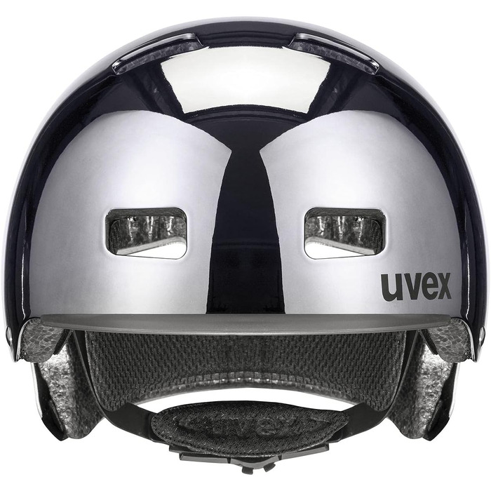 Велошолом Uvex HLMT 5 Bike Pro Chrome для міста, унісекс, з індивідуальним регулюванням та покращеною вентиляцією