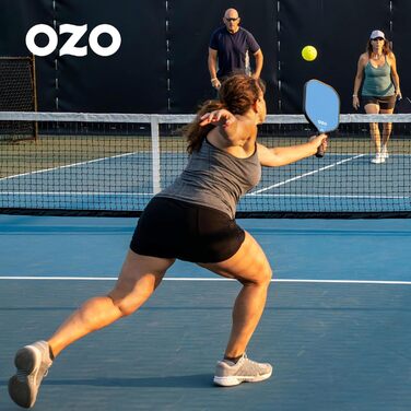 Ракетка OZO Pickleball гібридна для початківців, синя