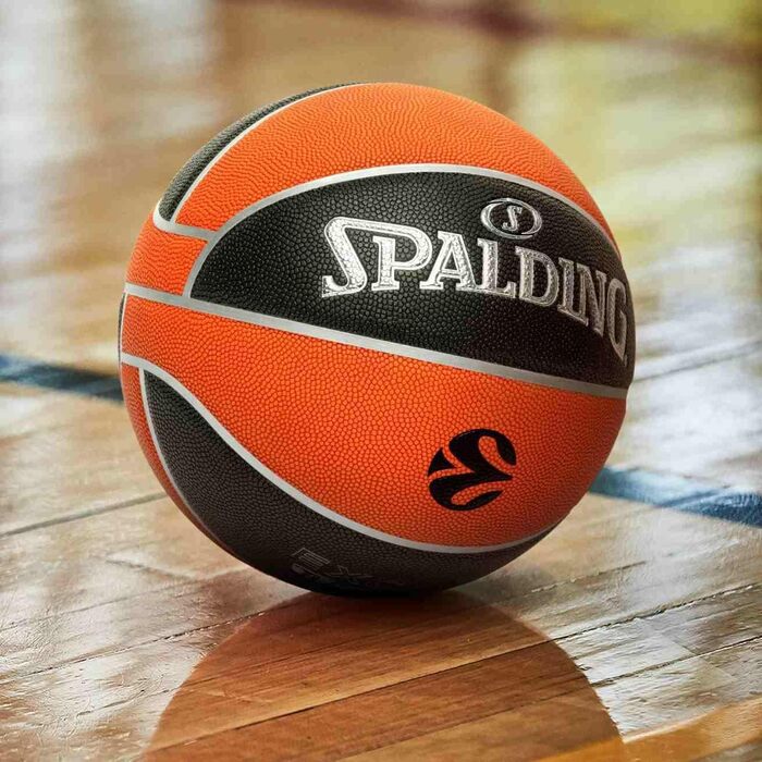 Баскетбольні м'ячі Spalding 77101Z чорний/помаранчевий р.7