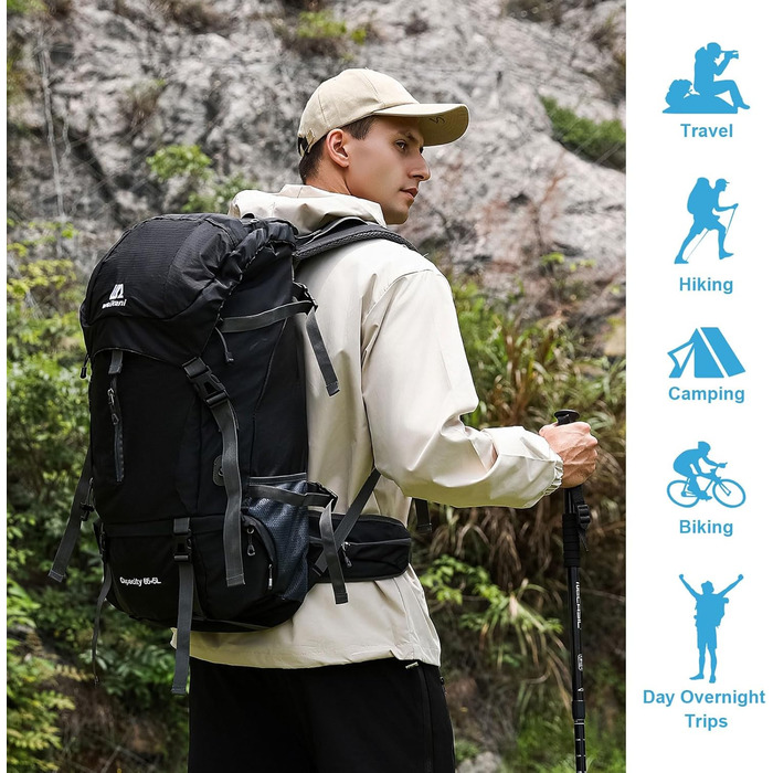 Туристичний рюкзак ShowyLive для походів, Wanderrucksack