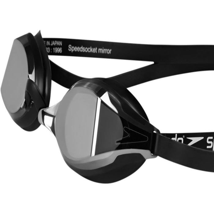 Окуляри для плавання Speedo Fastskin Speedsocket 2, дзеркальні, антифог, антипротікання, сріблясті
