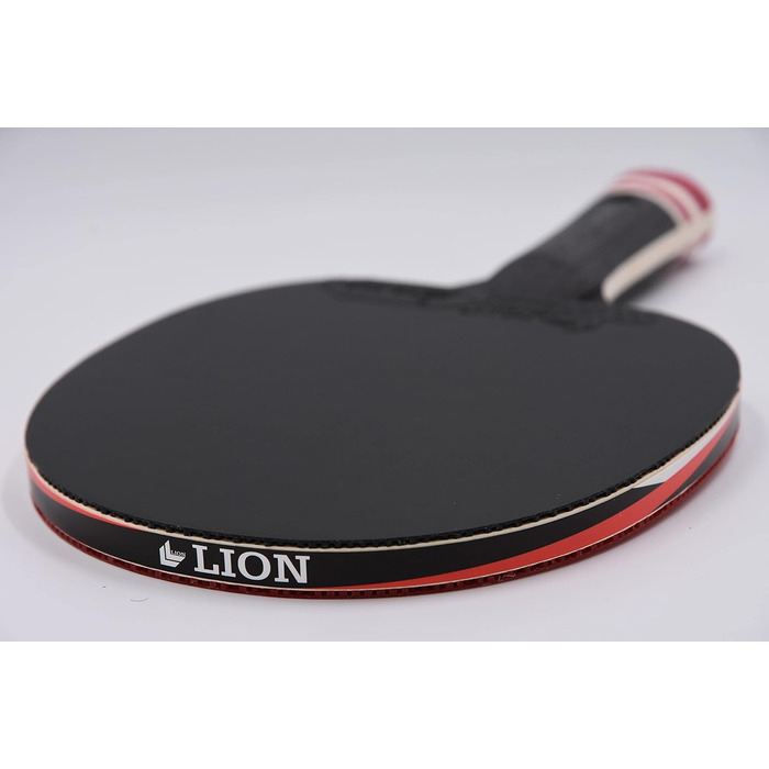 Ракетка LION Premiere Червона Губка 2,0 мм ITTF Для хобі та клубу