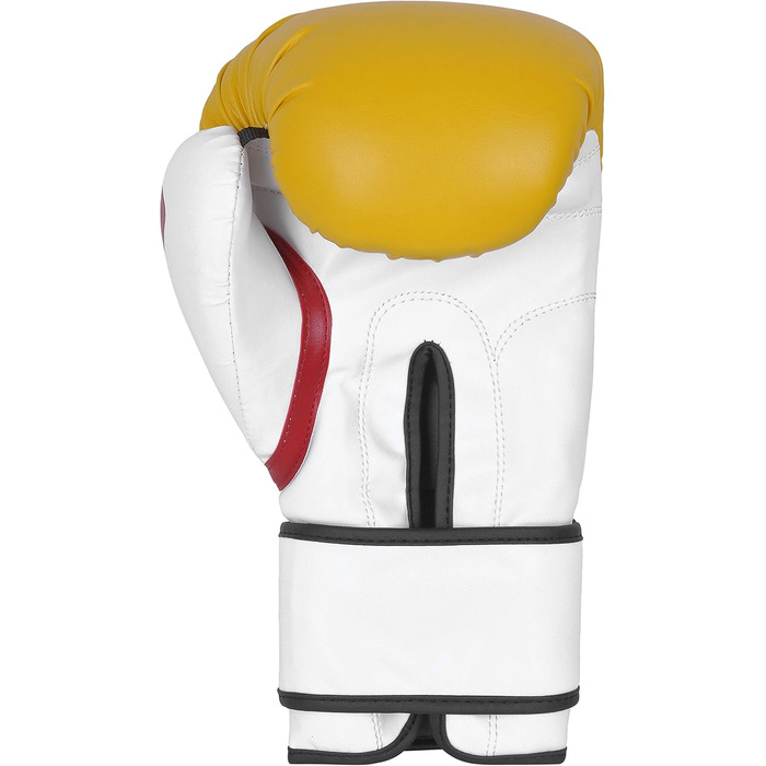 Боксерські рукавички DEFY Tiger 16oz для чоловіків та жінок, жовті, преміум-якість, для боксу, ММА, муай-тай, кікбоксингу, тренувань та спарингу