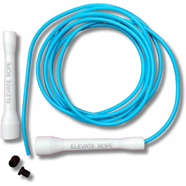 Скакалка Elevate Speed Rope MAX професійна, міцний ПВХ з нейлоновим осердям, 5 мм, довжина до 3 м, надміцні ручки