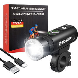 Світлодіодний велосипедний ліхтар StVZO з USB акумулятором, комплект передніх і задніх фар, велосипедне освітлення для дітей і дорослих