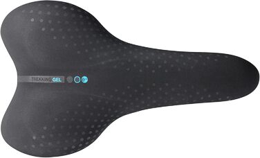 Велосипедне сідло Selle San Marco Bioactive Trekking Gel чорне, замша, унісекс