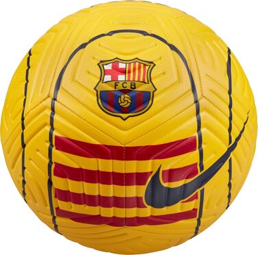 Футбольний м'яч Nike FC Barcelona FCB Nk Strk FA21, розмір 5, жовтий/червоний/синій