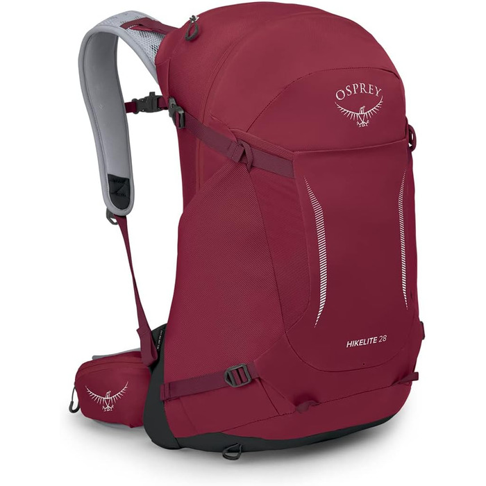 Рюкзак Osprey Hikelite 28 л Sangria Red S-M для туризму