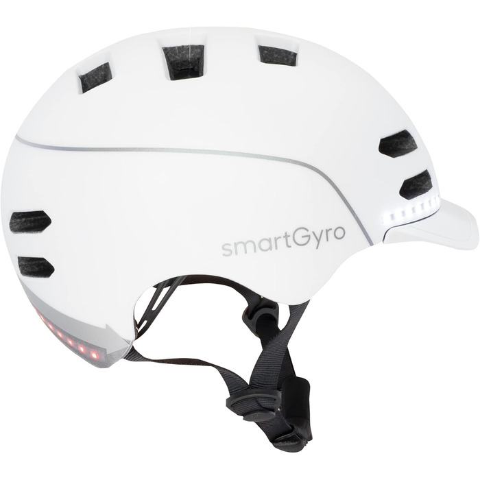 Смарт-шолом SMARTGYRO HEMET PRO Білий M Розумний шолом