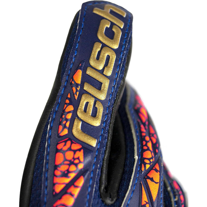 Рукавички Reusch Youth Attraction Gold X Junior синьо-золоті-чорні, р. 7