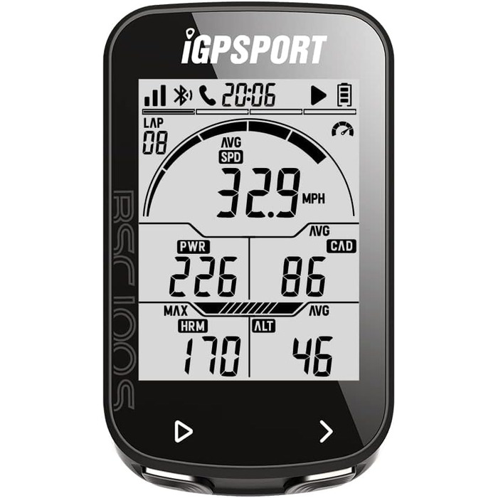 Велокомп'ютер iGPSPORT BSC100S GPS, водонепроникний, 2,6 ANT, 40 годин