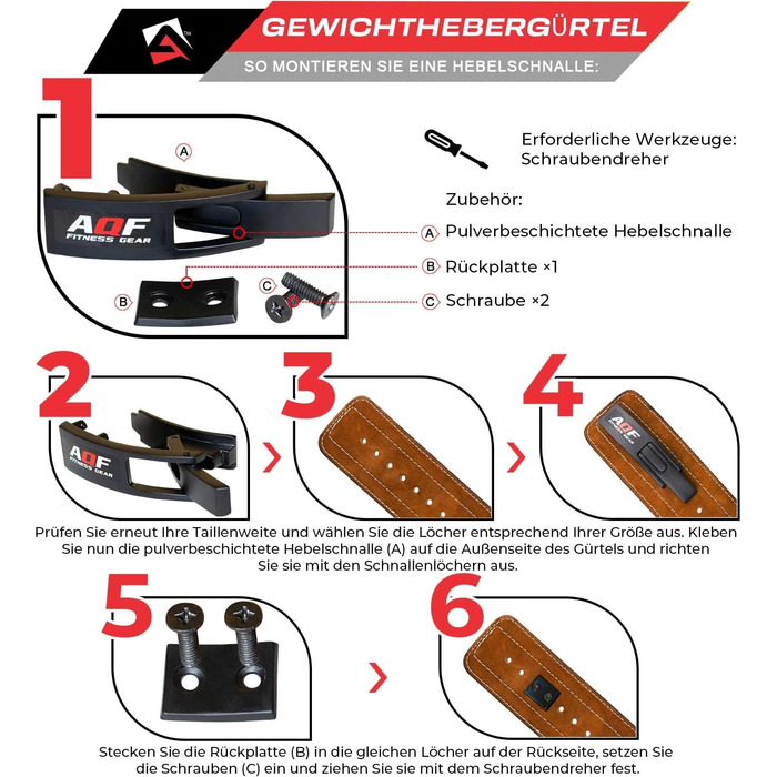 Ремінь для важкої атлетики AQF Ever Sranout, (L, Brown)