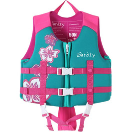 Куртка для плавання Zeraty Kids Life Jacket для малюків з регульованими ременями безпеки Вік 1-9 років / 22-50 фунтів Pink S (рекомендований вік 1-3 роки)