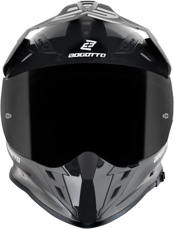 Шолом для ендуро Bogotto V331 XS чорний, мотошолом