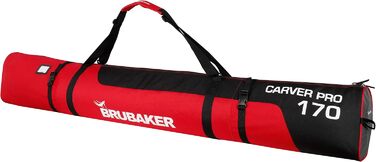 Сумка Carver PRO Brubaker Skibag, 5 кольорів, 170/190 см, чорна/червона