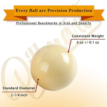 Більярдні кулі Аксесуари для більярдного столу 2-1/10.2 см Розмір правила 16 Більярдні кулі Більярдний набір Мармур-Чорний