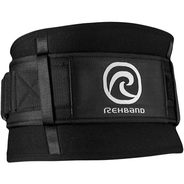 Бандаж для спини Rehband X-RX з поясом, неопрен 7мм, чорний XXXL