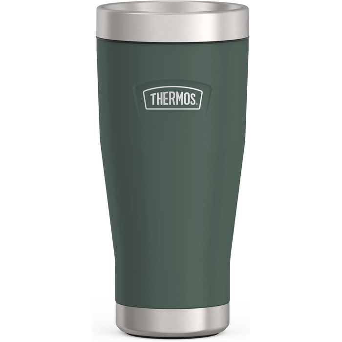 Термокружка Thermos ICON 470 мл зелена, ізольована, з нержавіючої сталі, для кави, тримає тепло 7 годин, холод 22 години, герметична, можна мити в посудомийці, BPA-free