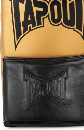 Боксерські рукавички Tapout LOCKHART, чорні/золоті, 10 унцій