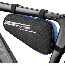 Мішок водовідштовхувальний ROCKBROS 1.2L Triangle для MTB/шосе (Black Blue)