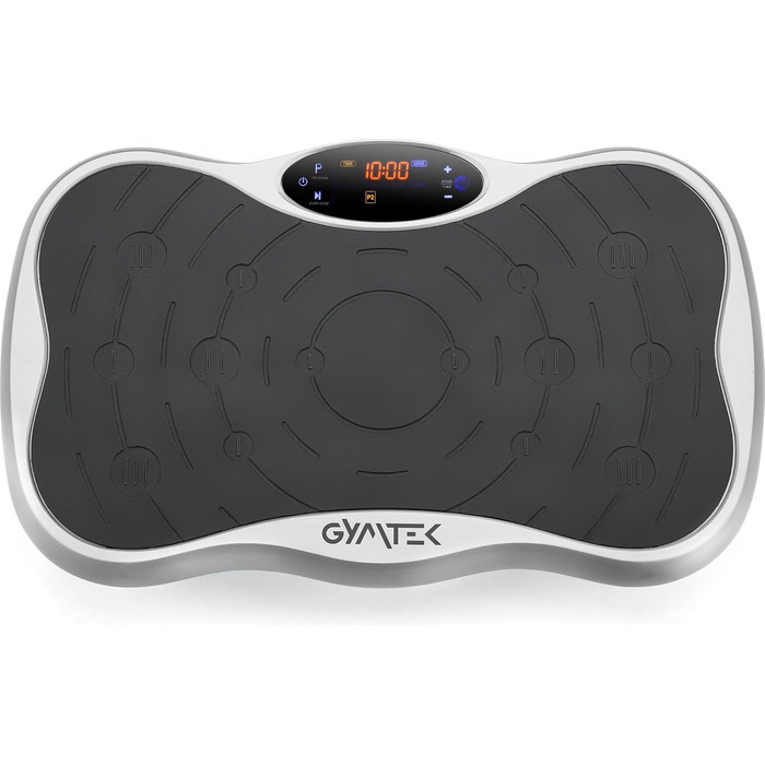 Вібраційна пластина Gymtek - 180 кг, 5 програм, 99 рівнів, 2 смуги, Bluetooth