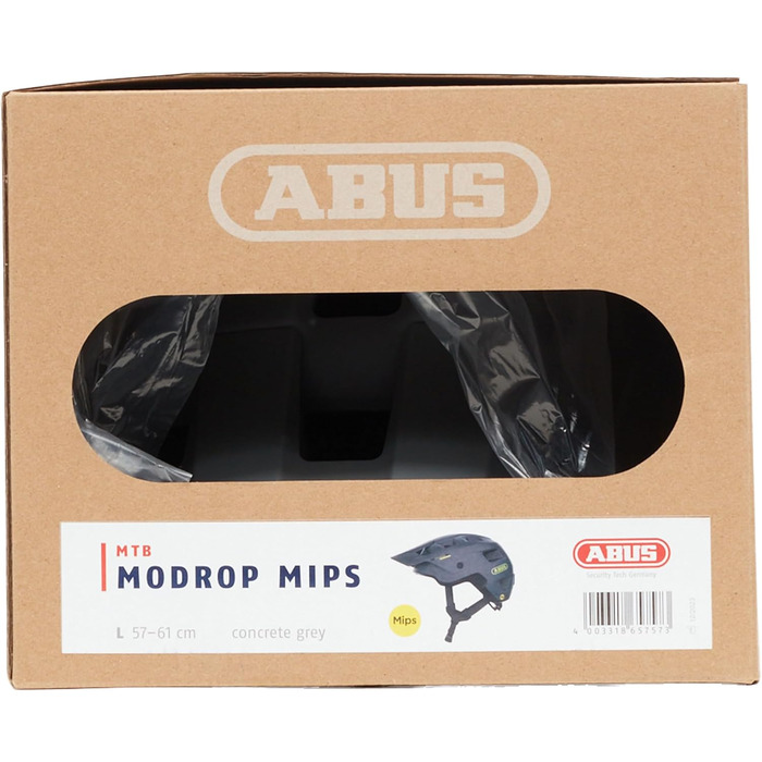 Шолом ABUS MoDrop MIPS - Велосипедний унісекс L (57-61 см) Сірий