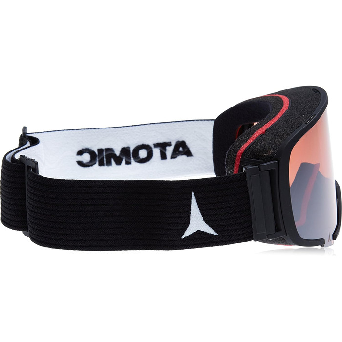 Окуляри Atomic Unisex All Mountain Goggles Revent L FDL, для помірного освітлення, велика посадка, оправа Live Fit, подвійна лінза FDL, чорний/рожевий спалах, AN5105428