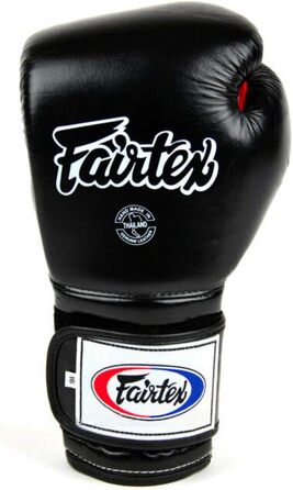 Боксерські рукавички Fairtex BGV9, мексиканські, чорно-червоні, 10 унцій