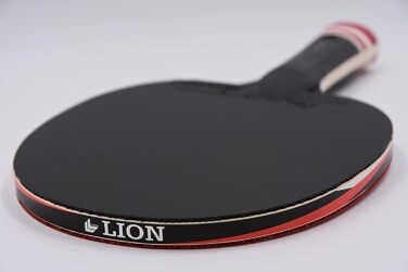 Ракетка LION Premiere Червона Губка 2,0 мм ITTF Для хобі та клубу