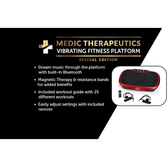 Вібраційна платформа Medic Therapeutics чорна