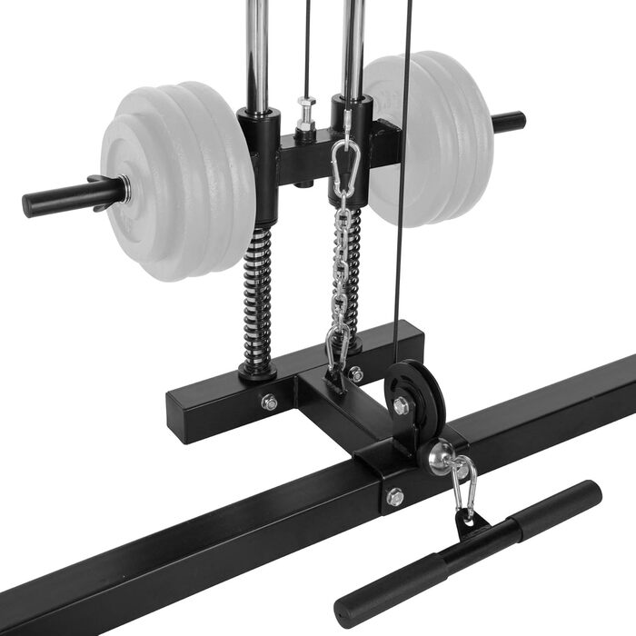 Силова станція tectake Power Rack для фітнесу, турнік подвійний, міцна сталева рама