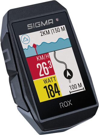 Велокомп'ютер SIGMA ROX 11.1 GPS, 150 функцій, сумісний з Komoot та e-bike