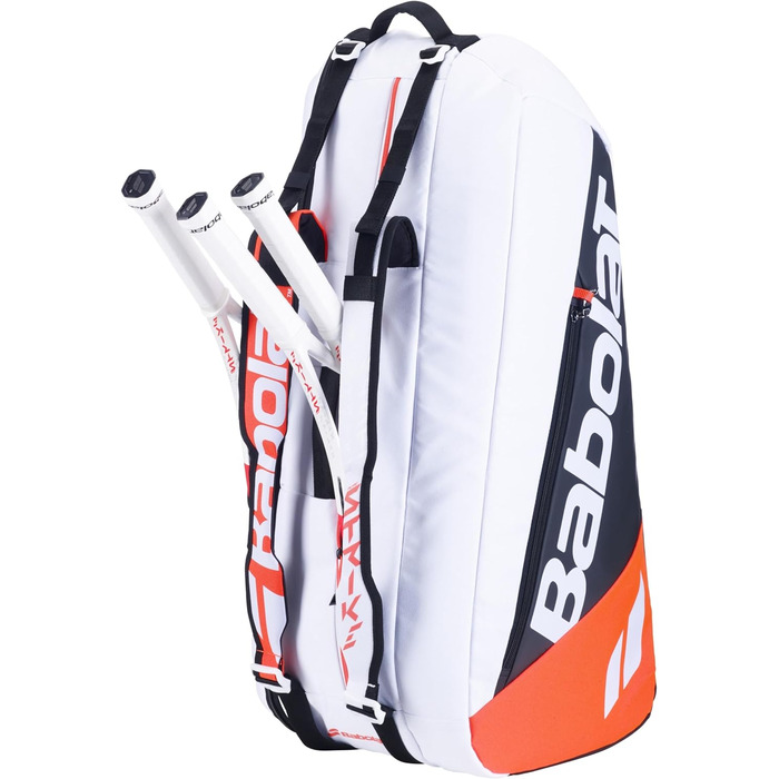 Тримач ракетки Babolat Pure Strike 4-го покоління, 6 тенісних сумок (білий/червоний)