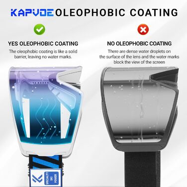 Окуляри KAPVOE UV400 Anti-Fog фотохромні гірськолижні (03 Blue Lens)