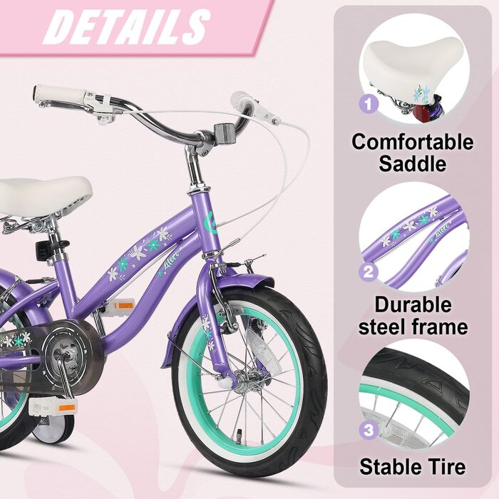 Велосипед Glerc Freesia Kids Cruiser 12-16