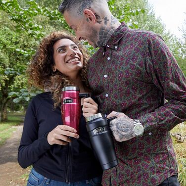 Термокружка Thermos SK1000, нержавіюча сталь, коричнева, 470 мл