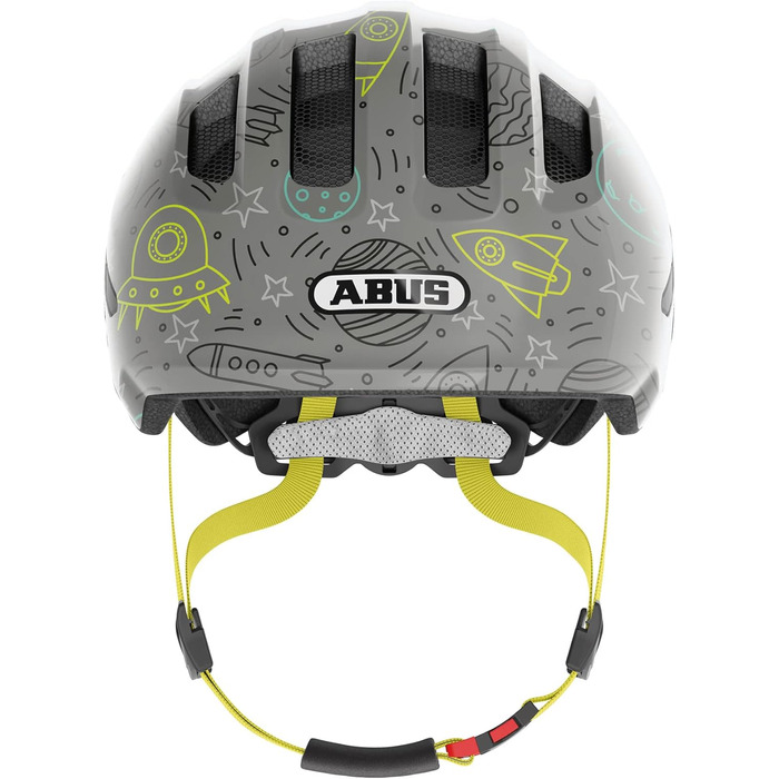 Шолом дитячий ABUS Smiley 3.0 LED - Grey Space, S (45-50 см)