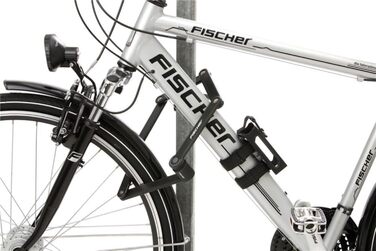 Велозамок складаний FISCHER 85852 з кріпленням і 2 ключами, чорний, 85 см
