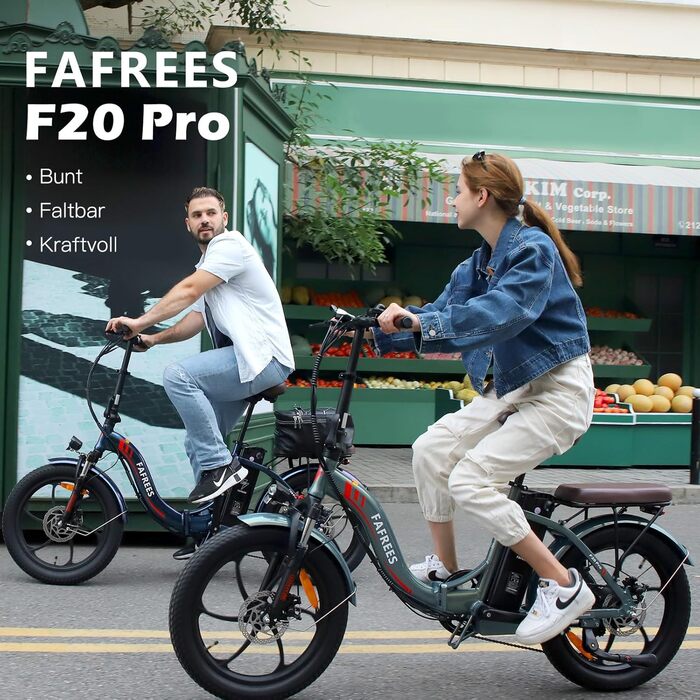 Електровелосипед Fafrees E-Bike 20 36В 18Ач 250Вт 7-швид. синій