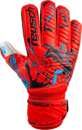 Рукавички Reusch Attrakt Grip червоні/сині, розмір 10