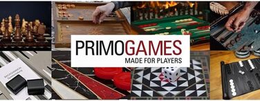 Дерев'яний набір для нард PrimoLiving Deluxe 50x47 см з шаховою дошкою