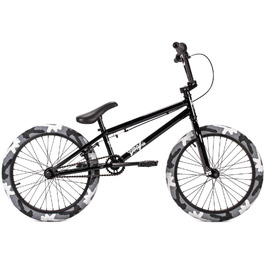 Велосипед Jet BMX Yoof 20 Camo Gloss Black з сірими шинами