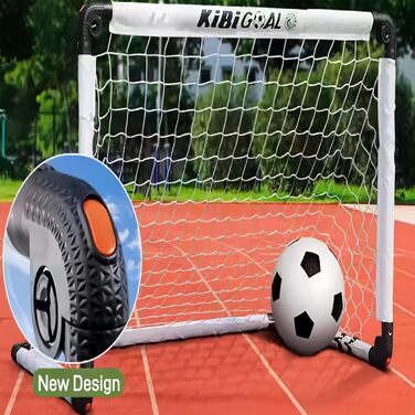 Ворота дитячі KiBiGOAL 60x45/90x60/115x80см для приміщень і вулиці