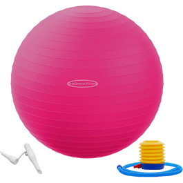 М'яч для вправ BalanceFrom Sports, Стійкий, Нековзкий, Насос, Pink XL 68-75 см