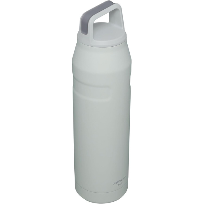 Термобутилка Stanley IceFlow 1 л з кришкою та ручкою, ізольована, з широким горлом, з нержавіючої сталі, BPA-free, для спорту та подорожей, колір Nebelglimmer