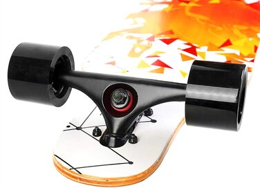 Скейтборд OUDEW Longboard, 41 дюйм, 8 шарів канадського клена Drop Through Longboards для дітей, хлопчиків, дівчаток, підлітків, початківців