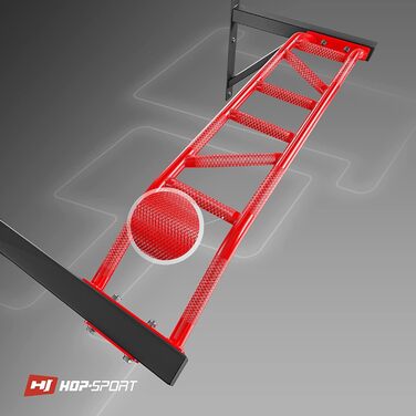 Підтягувальна планка Hop-Sport Multigrip для стіни HS-2002K - професійна фітнес-турніка для дому з безліччю варіацій хвата